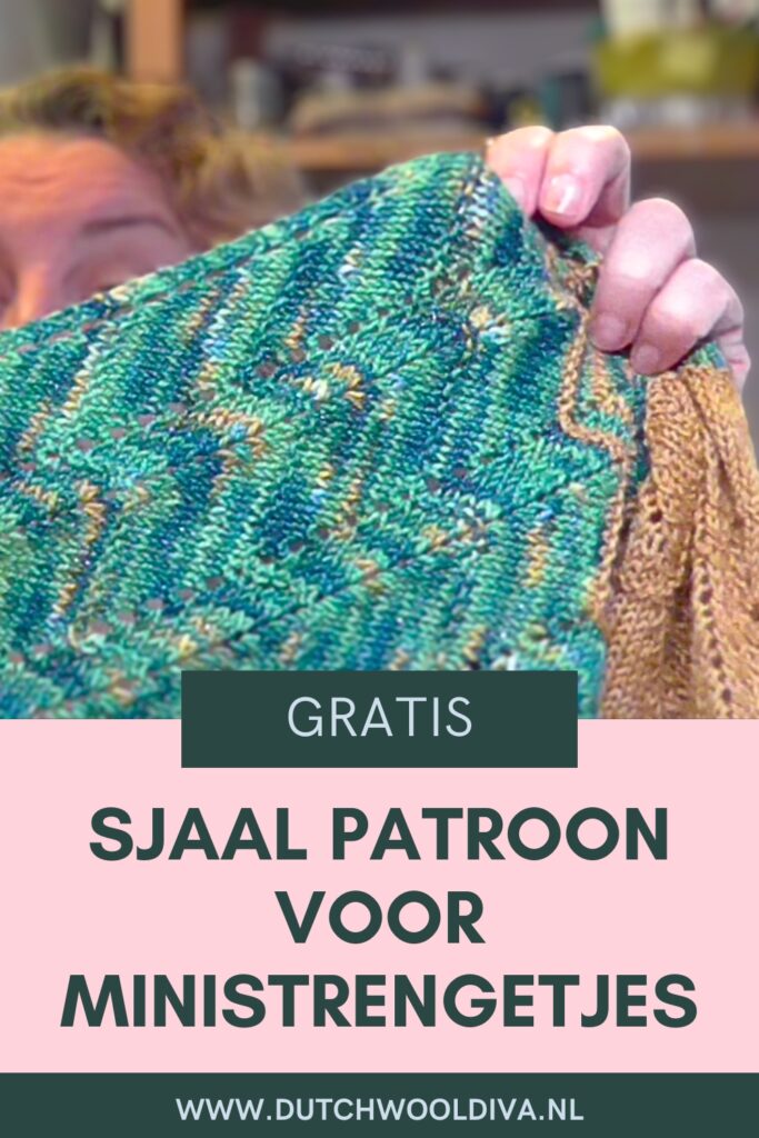 Pinterest Pin - Gratis Sjaal Patroon voor ministrengetjes