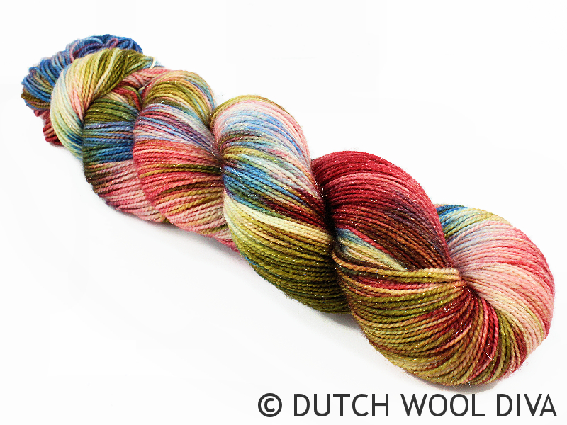 Dolce Vita | Handgeverfd Sokkengaren | Diva Sock Glitter