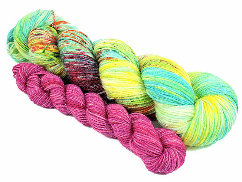 EarlyBird_Lipstick Garen Set Maart Handgeverfde sokkenwol