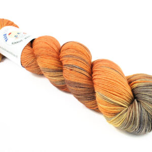 Persimmon Lotus Diva Sock Star Handgeverfd Garen