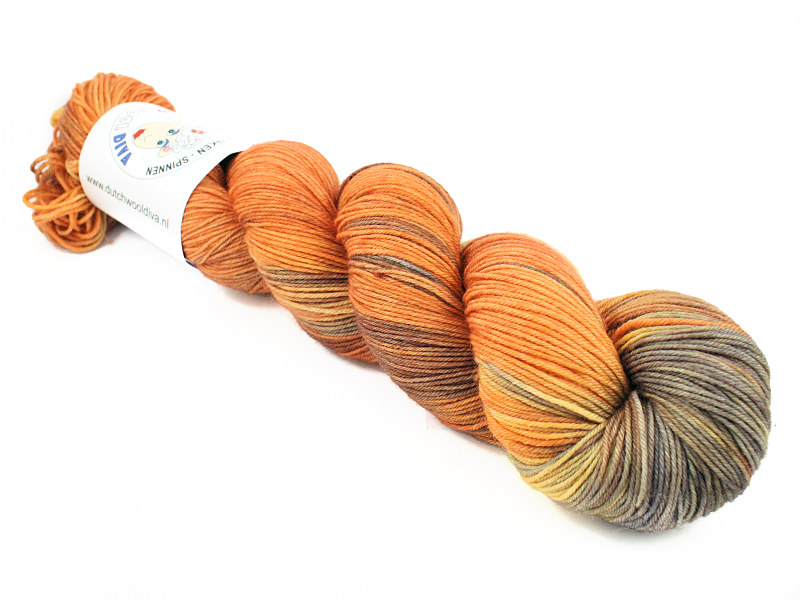 PersimmonLotus Persimmon Lotus Diva Sock Star Handgeverfd Garen