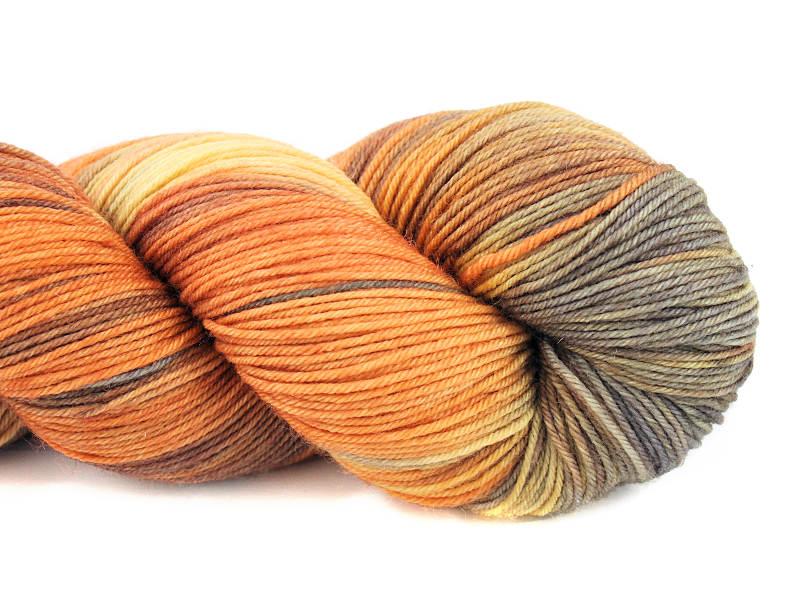 PersimmonLotus2 Persimmon Lotus Diva Sock Star Handgeverfd Garen