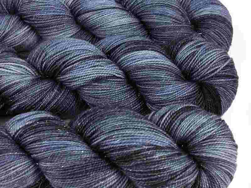 NightBandit_2 Night Bandit Diva Sock Glitter Handgeverfd Garen