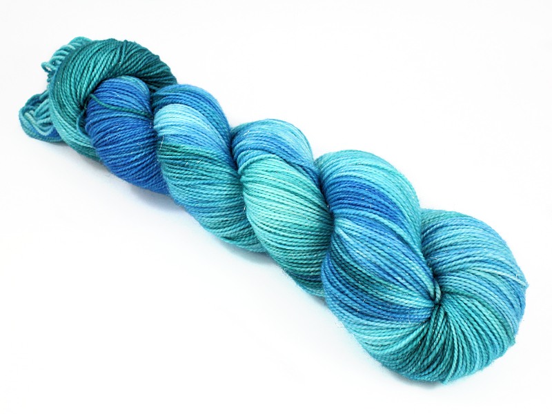 Aquarius_SG Aquarius Diva Sock Glitter Handgeverfd Garen