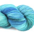 Aquarius Diva Sock Glitter Handgeverfd Garen