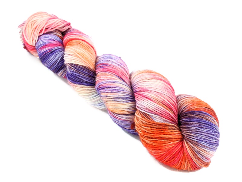 TwistedApricot_SSi Twisted Apricot Diva Sock Single Handgeverfd Garen