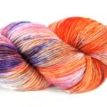 Twisted Apricot Diva Sock Single Handgeverfd Garen