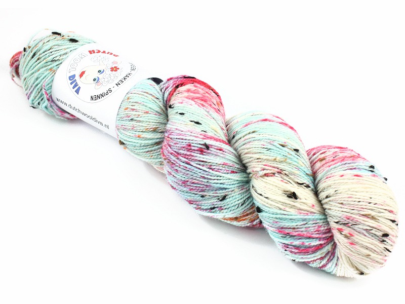 ElectricBlueBliss Diva Sock Donegal Nep | Electric Blue Bliss